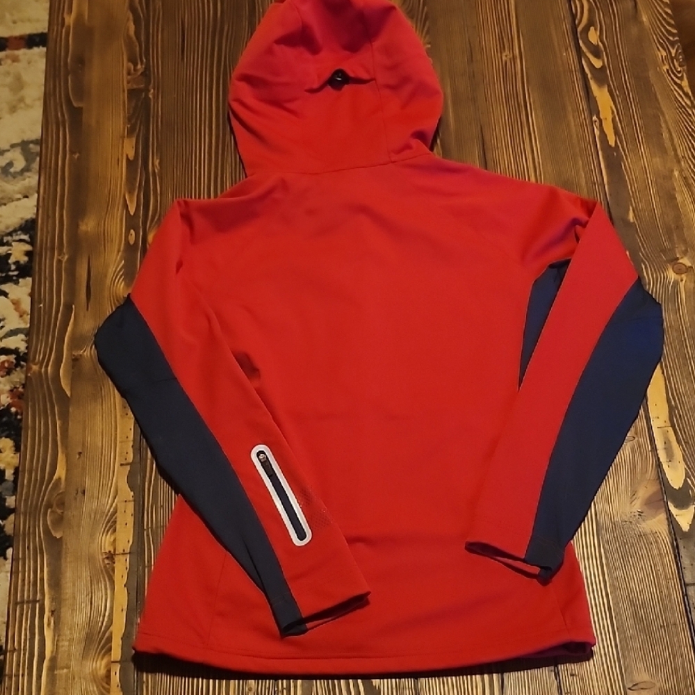 Rossignol Softshell Hooded Jacket Red/Charcoal Wo… - image 3